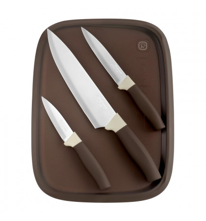 Набор кухонных ножей Rondell Mocco&Latte RD-1944 Brown