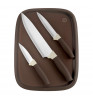 Набор кухонных ножей Rondell Mocco&Latte RD-1944 Brown
