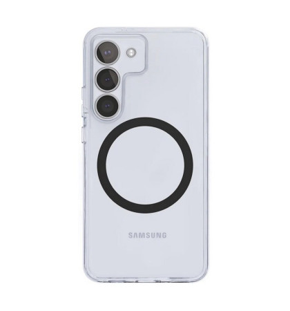 Чехол-накладка VLP Puro Case with MagSafe для смартфона Samsung Galaxy S24 Transparent