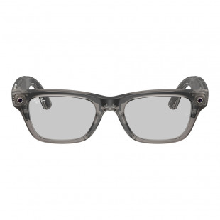 Умные очки Ray-Ban Meta Blayzer Optics RW7001 (Gen 2) Matte Transparent Ice Grey/Clear