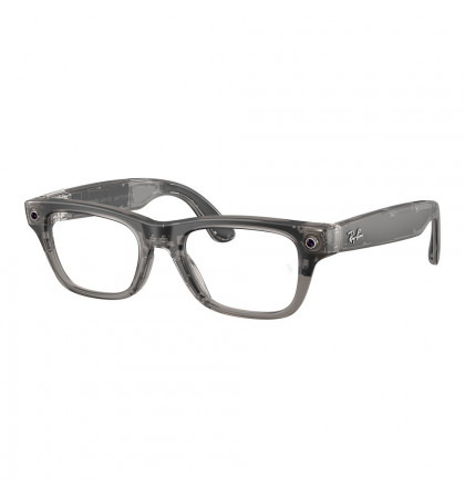 Умные очки Ray-Ban Meta Blayzer Optics RW7001 (Gen 2) Matte Transparent Ice Grey/Clear