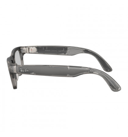 Умные очки Ray-Ban Meta Blayzer Optics RW7001 (Gen 2) Matte Transparent Ice Grey/Clear