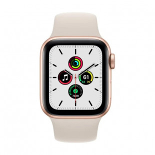 Умные часы Apple Watch SE 44mm Aluminum Case with Sport Band Gold/St..