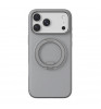 Чехол-накладка Comma Joy Elegant Magnetic 360 Rotating Stand Case для iPhone 17 Pro Titanium Grey