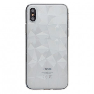 Накладка силиконовая Diamond (iPhone XS Max) Clear