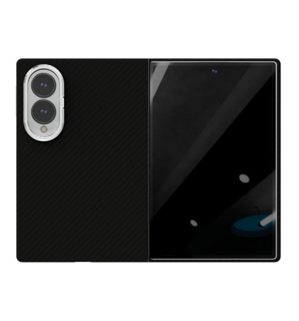 Чехол-накладка VLP Kevlar Сase MagSafe для Samsung Galaxy Z Fold 8 Black