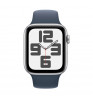 Умные часы Apple Watch SE (2023) 40mm Aluminum Case with Sport Band S/M Silver/Blue