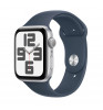 Умные часы Apple Watch SE (2023) 40mm Aluminum Case with Sport Band S/M Silver/Blue