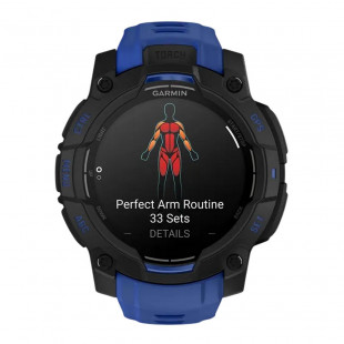 Умные часы Garmin Instinct 3 45mm Amoled Bolt Blue/Black