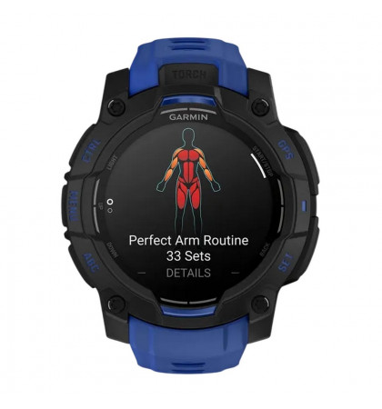 Умные часы Garmin Instinct 3 45mm Amoled Bolt Blue/Black