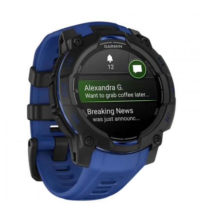 Умные часы Garmin Instinct 3 45mm Amoled Bolt Blue/Black