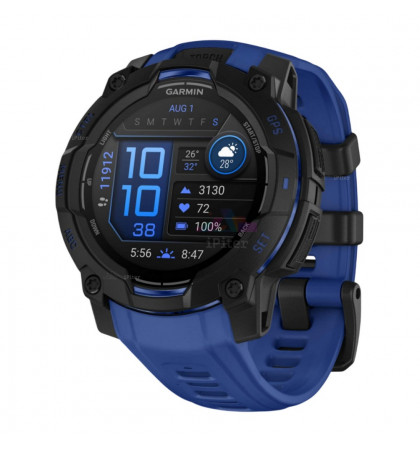 Умные часы Garmin Instinct 3 45mm Amoled Bolt Blue/Black