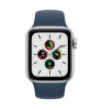 Умные часы Apple Watch SE 40mm Aluminum Case with Sport Band Silver/Blue