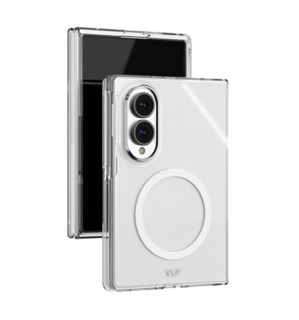 Чехол-накладка VLP Puro Case с MagSafe для Samsung Galaxy Z Fold 8 Transparent