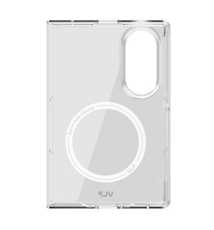 Чехол-накладка VLP Puro Case с MagSafe для Samsung Galaxy Z Fold 8 Transparent