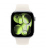 Умные часы Apple Watch Series 11 46mm Aluminum Case with Sport Band M/L Silver/Starlight