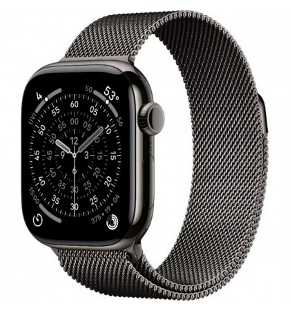 Умные часы Apple Watch Series 11 42mm Titanium Case with Milanese Loop Slate