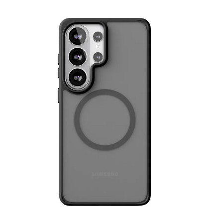 Чехол-накладка VLP Lite Bloom Case with MagSafe для смартфона Samsung S26 Ultra Black