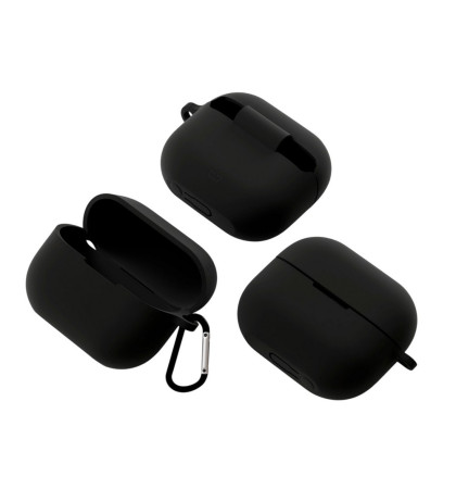 Чехол силиконовый VLP Charm Case для Samsung Buds 3/ 3 Pro Black