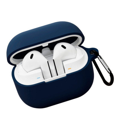 Чехол силиконовый VLP Charm Case для Samsung Buds 3/ 3 Pro Dark Blue