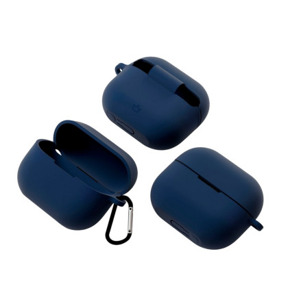 Чехол силиконовый VLP Charm Case для Samsung Buds 3/ 3 Pro Dark Blue