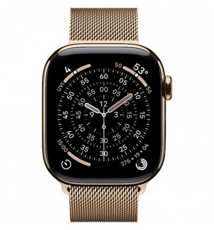 Умные часы Apple Watch Series 11 42mm Titanium Case with Milanese Loop Gold