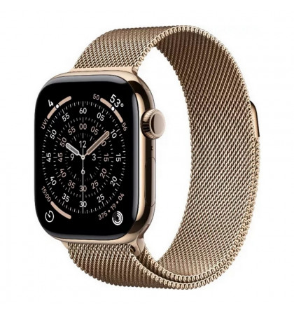 Умные часы Apple Watch Series 11 42mm Titanium Case with Milanese Loop Gold