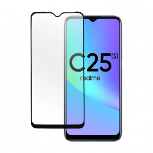Защитное стекло Full Glue для смартфона Realme C25S Black