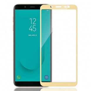 Защитная стеклопленка без упаковки (Galaxy J8 2018) Gold