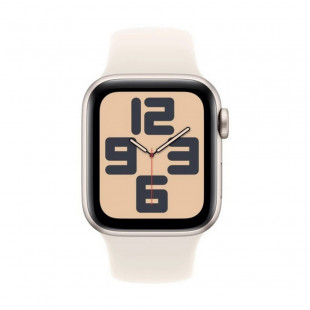 Умные часы Apple Watch SE (2024) 44mm Aluminium Case with Sport Band S/M Starlight