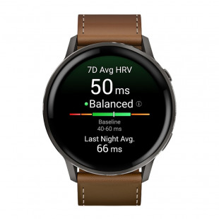 Умные часы Garmin Venu 4 45mm Black/Brown