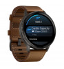 Умные часы Garmin Venu 4 45mm Black/Brown