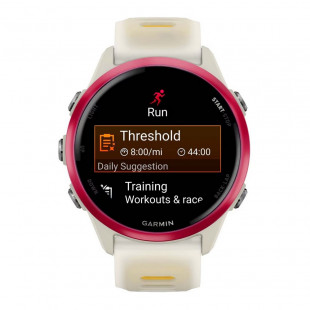 Умные часы Garmin Forerunner 570 42mm Bone Raspberry Mango