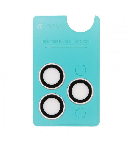 Защитное стекло для камеры Devia Peak Series Lens Protector для iPhone 16 Pro/16 Pro Max Titanium Gray