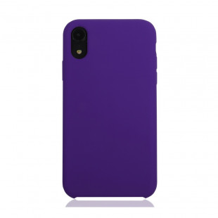 Чехол-накладка силиконовая Soft Touch для смартфона iPhone X Фиолето..