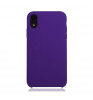 Чехол-накладка силиконовая Soft Touch для смартфона iPhone X Фиолетовый