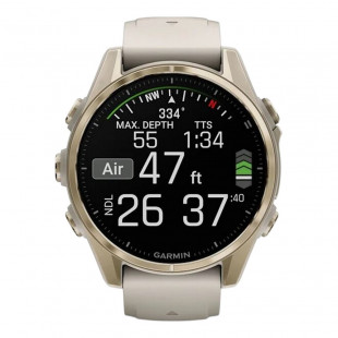 Умные часы Garmin Fenix 8 43mm Amoled Sapphire Soft Gold