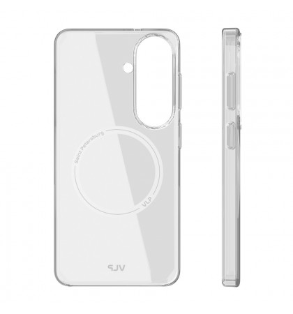 Чехол-накладка VLP Puro Case with MagSafe для смартфона Samsung Galaxy S26 Transparent