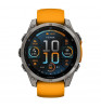 Умные часы Garmin Fenix 8 51mm Amoled Sapphire DLC Titanium Spark/Orange