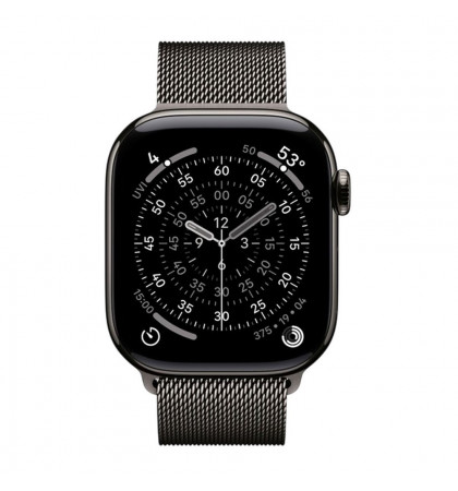 Умные часы Apple Watch Series 11 46mm Titanium Case with Milanese Loop M/L Slate