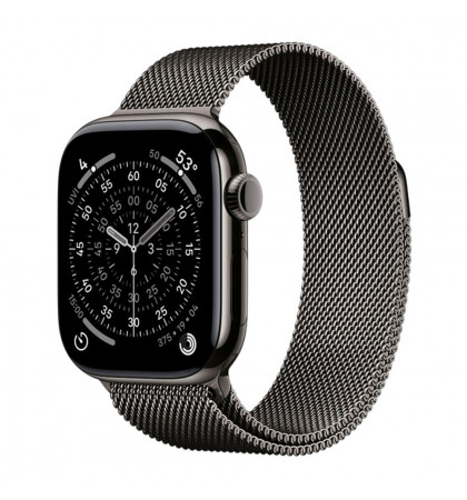 Умные часы Apple Watch Series 11 46mm Titanium Case with Milanese Loop M/L Slate