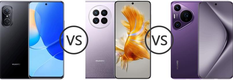 Сравнение серий Huawei - Pura, Mate, Nova
