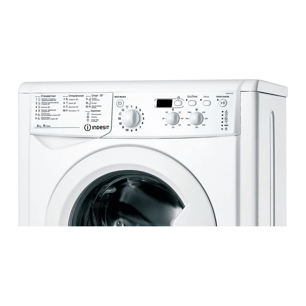 Стиральная машина Indesit EcoTime IWUD 4105 White - GSM Butik - магазин  электроники и бытовой техники