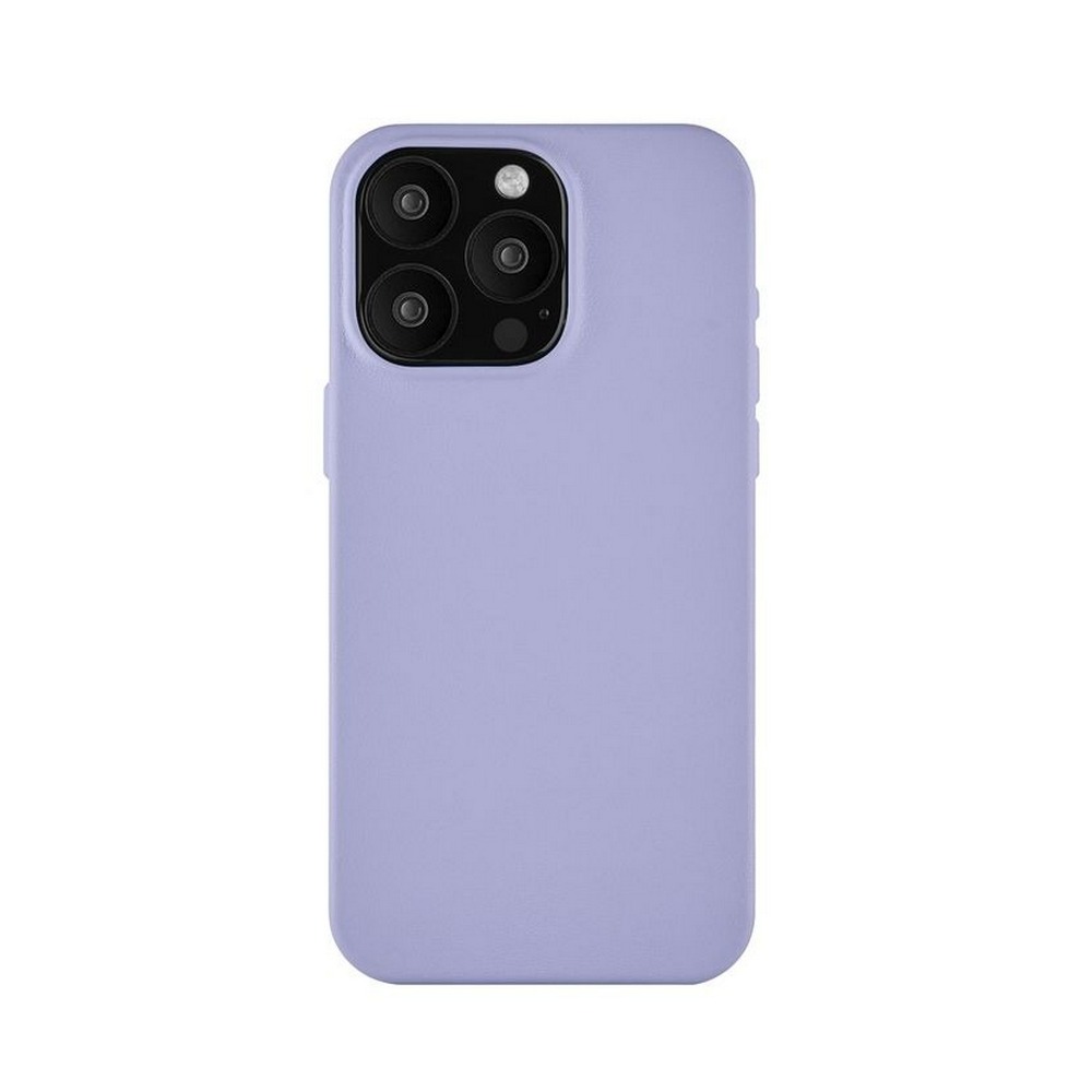 Чехол-накладка uBear Capital Leather Mag Case для смартфона Apple iPhone 15  Pro Digital Lavender - GSM Butik - магазин электроники и бытовой техники