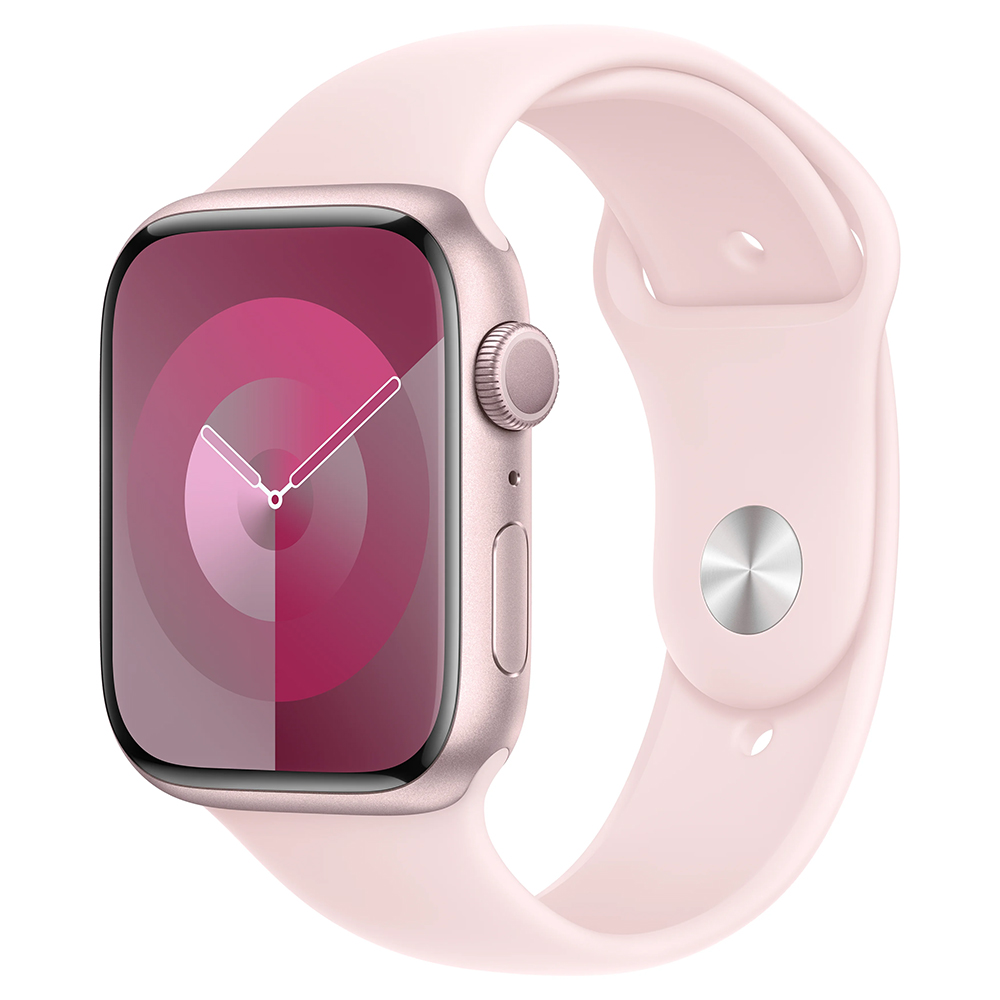 Умные часы Apple Watch Series 9 45mm Aluminum Case with Sport Band M/L Pink